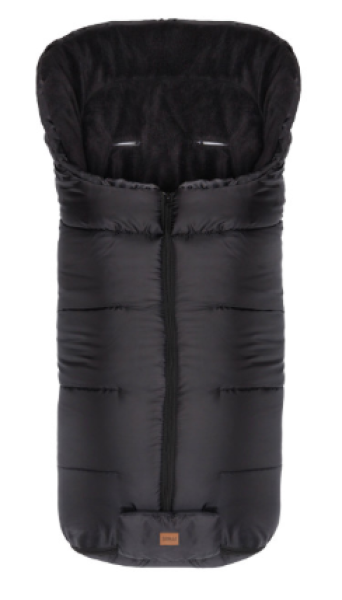 Fillikid Eco Big Winterfußsack Schwarz für Kinderwagen
